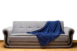 12 Bulk Yacht & Smith Heavy Weight Travel Outdoor Blanket Fleece Throw 50x60 Solid Navy