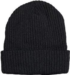 96 Bulk Yacht & Smith Adults Sherpa Lined Winter Beanies In Black