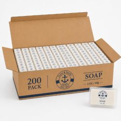 200 Bulk Yacht & Smith Bar Soap 2oz In Plastic Box