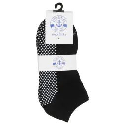 12 Bulk Yacht & Smith Women's Gripper Bottom Yoga Trampoline Low Cut Socks