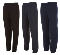 6 Bulk Yacht & Smith Boys Fleece Jogger Pants Assorted Colors Size M