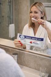 200 Bulk Yacht & Smith Dental Kit 1 White Plastic Toothbrush And 1oz Toothpaste In Film Package