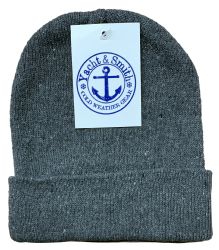 12 Bulk Yacht & Smith Kids Winter Beanies In Assorted Colors