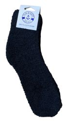 12 Bulk Yacht & Smith Men's Assorted Colored Warm Cozy Fuzzy Socks