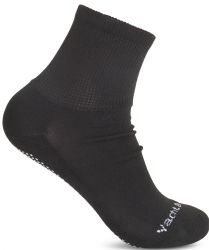 12 Bulk Yacht & Smith Men's Diabetic Black Non Slip Socks Size 13-16