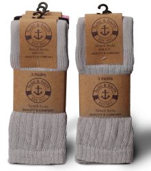 6 Bulk Yacht & Smith Women's Assorted Colored Slouch Socks