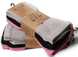 6 Bulk Yacht & Smith Women's Assorted Colored Slouch Socks