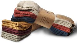 6 Bulk Yacht & Smith Women's Assorted Colored Slouch Socks Size 9-11