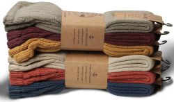 6 Bulk Yacht & Smith Women's Assorted Colored Slouch Socks Size 9-11