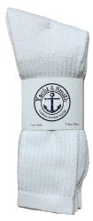 300 Bulk Yacht & Smith Women's Cotton Terry Cushioned Athletic White Crew Socks