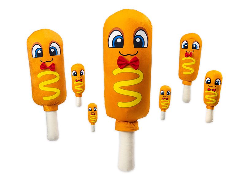 72 Bulk 9-15 inch - Corn On Stick Plush Toy