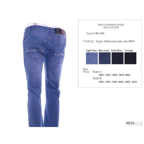 12 Bulk Mens Trendy Jeans Sizes 3038 at