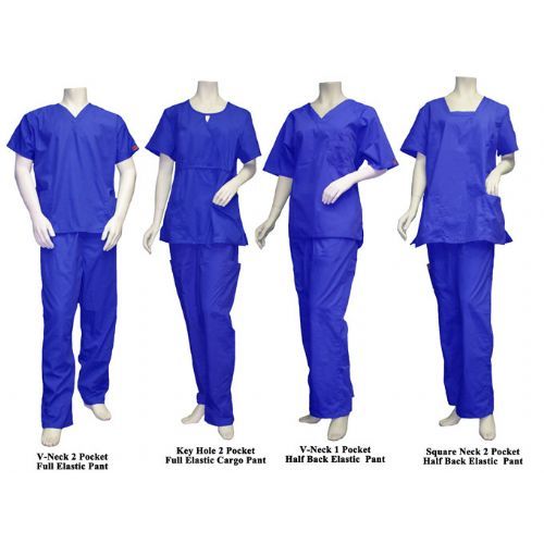 16 Bulk 2 Pc Set Scrub Set Royal Blue Only at