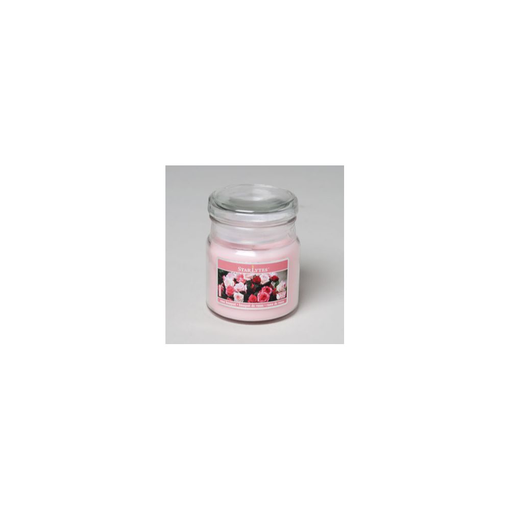 288 Bulk Scented Candle Apothecary Jar W/lid 3 Oz Rose Bouquet at