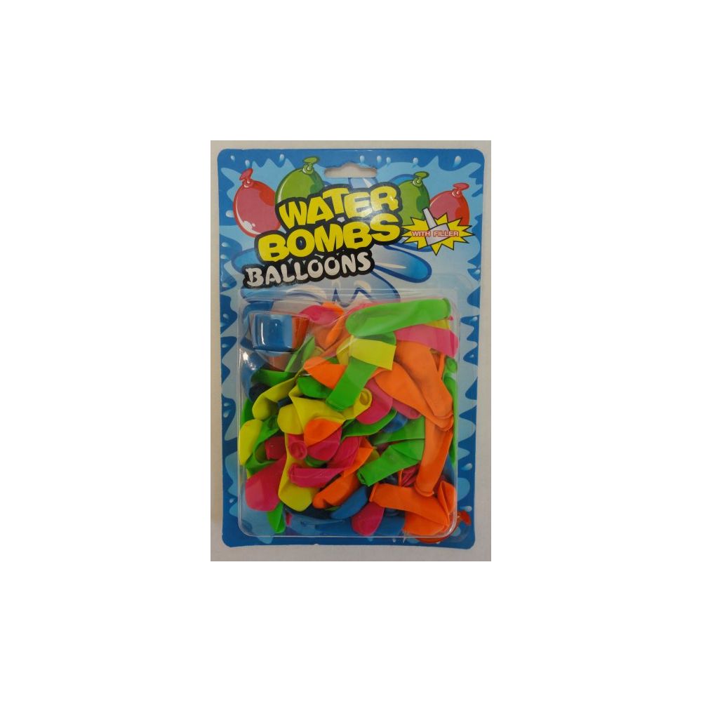 72 Bulk 100pc Large Water Balloons With Filler at