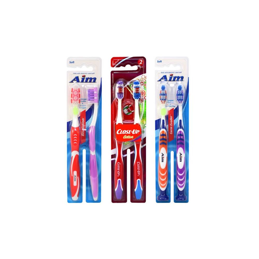 36 Bulk Close Up & Aim 2pk T/brush - at - bluestarempire.com