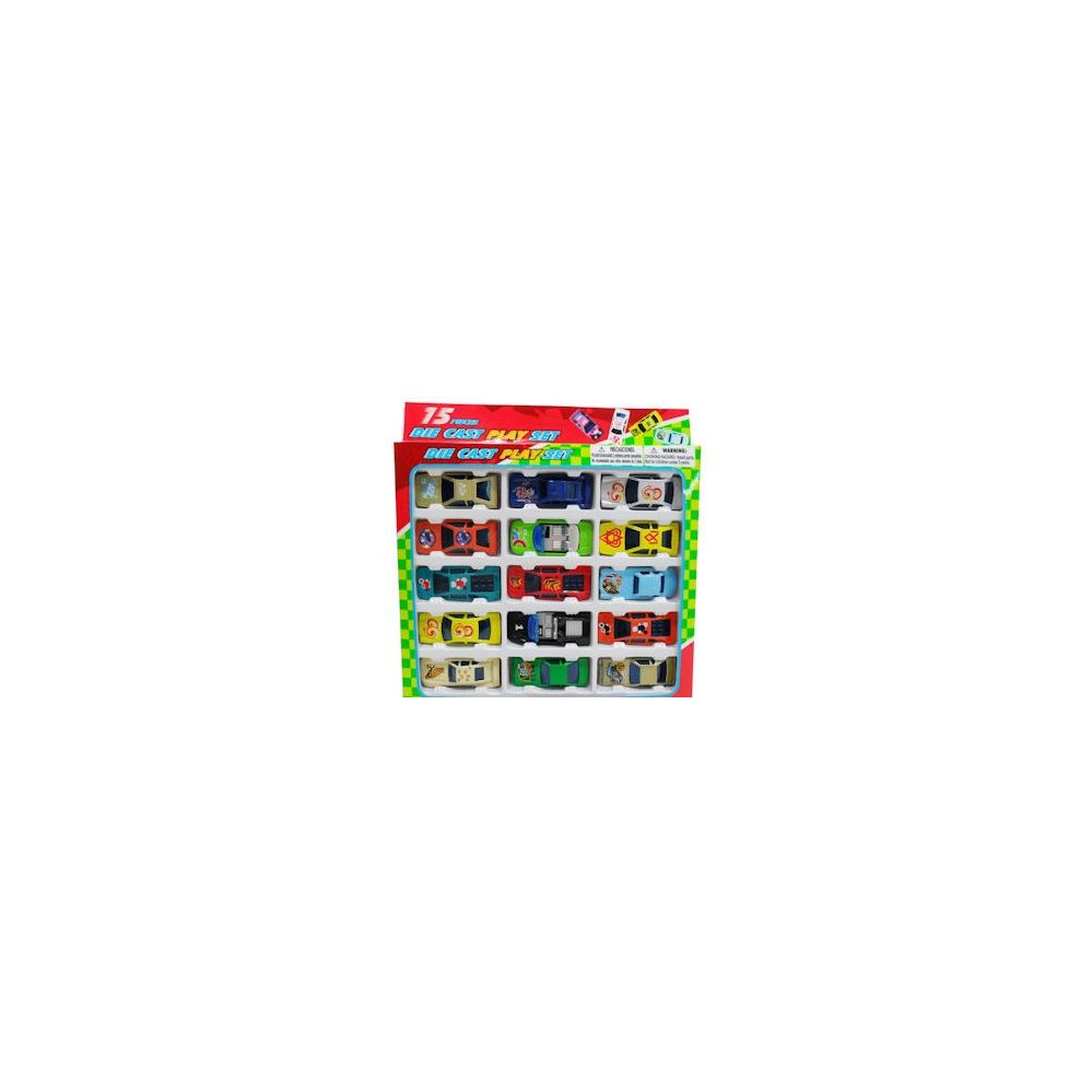 36 Bulk 15 Piece Die Cast Racing Cars Assortment. at