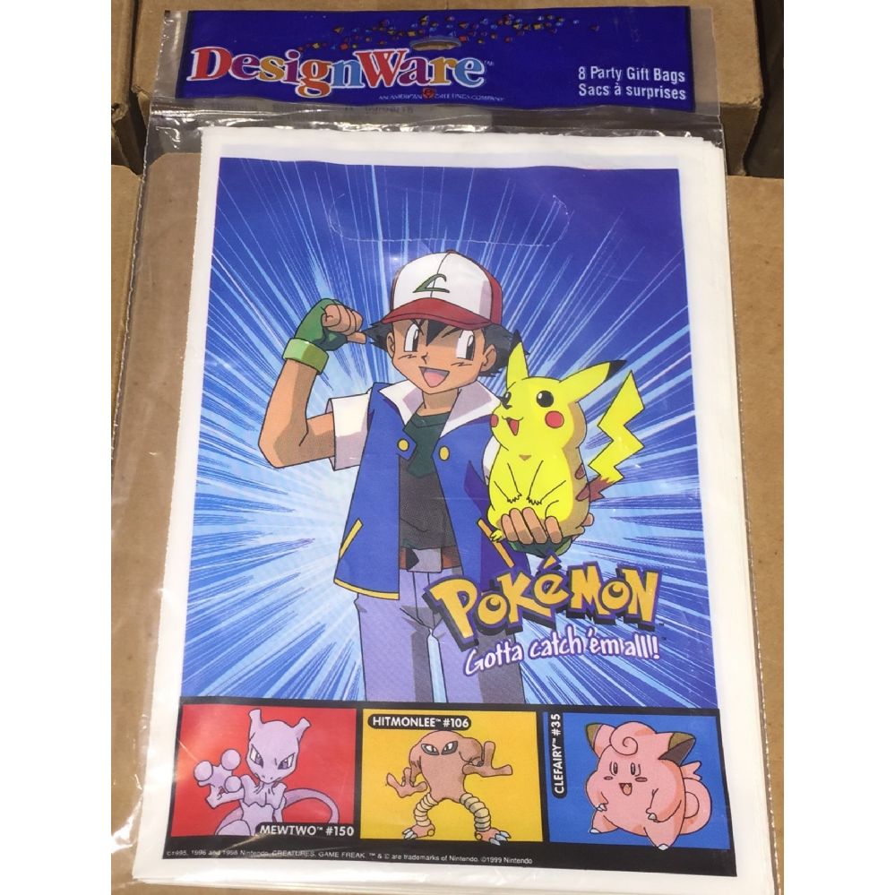 144 Bulk Pokemon 8ct Loot Bags at