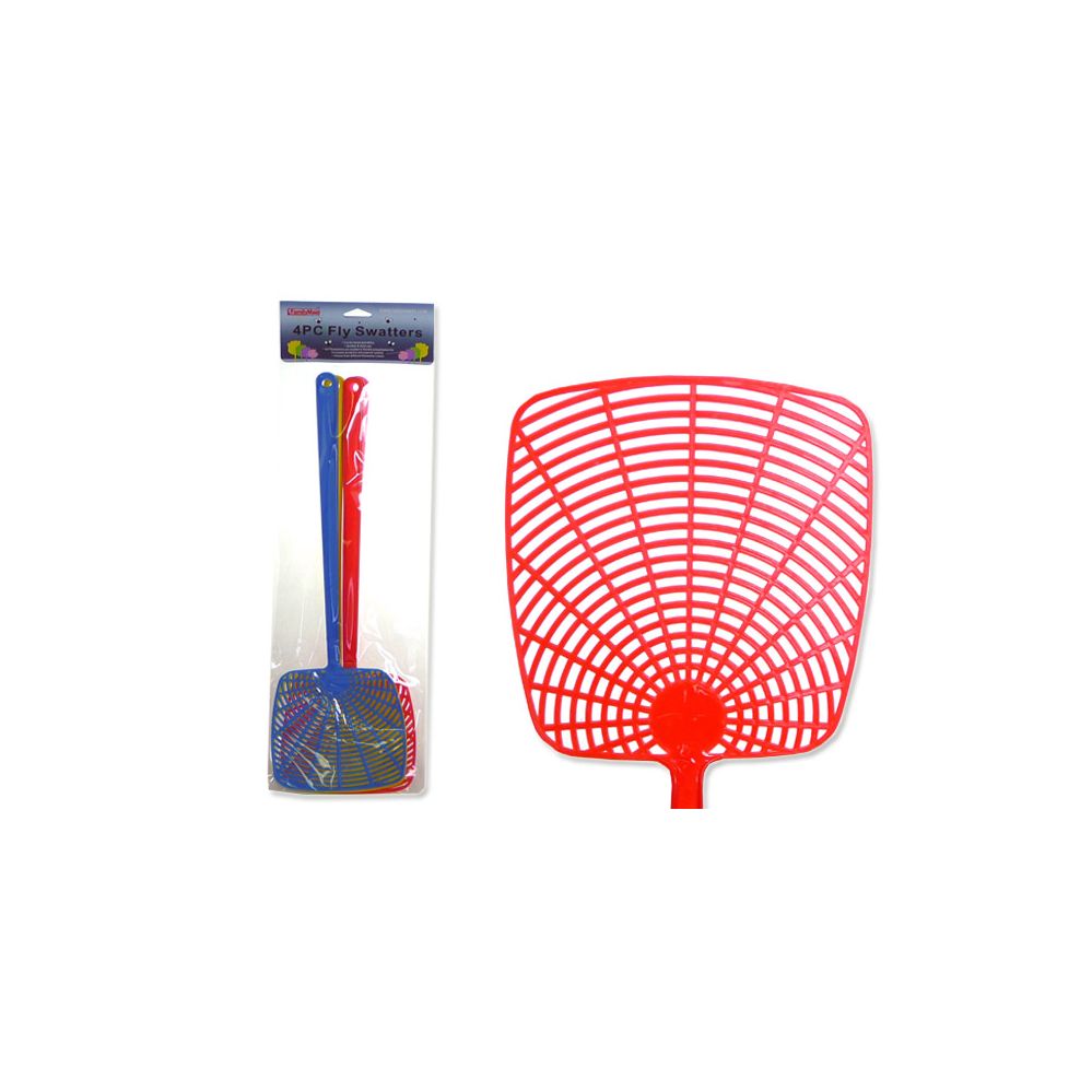 PIC 4 Piece Fly Swatte : Patio, Lawn & Gaden