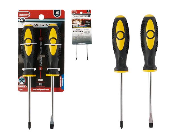 96 Bulk Screwdrivers 2-Piece 4