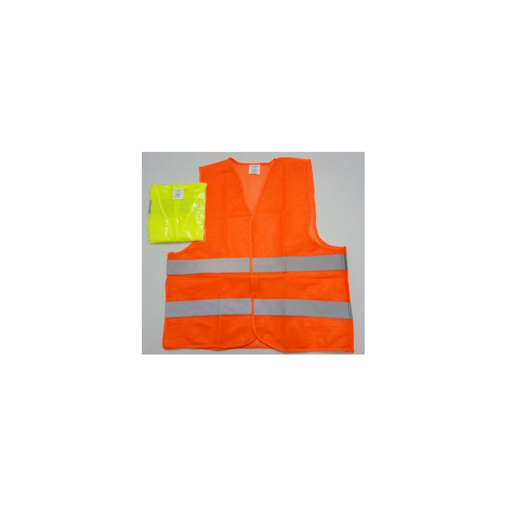 100 Bulk Super Reflective Safety VesTOrange Only at