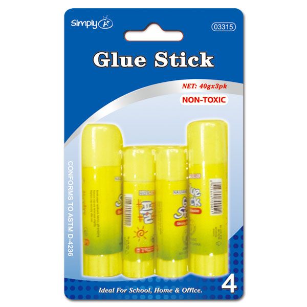 96 Bulk 4 Piece Glue Stick - at 