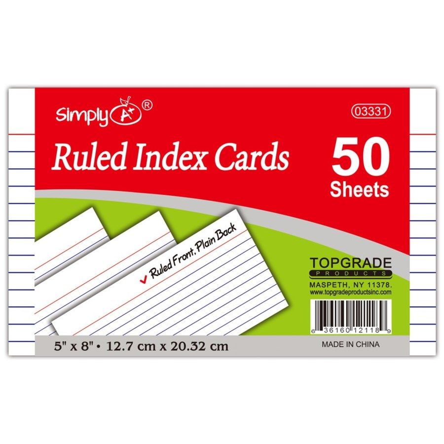 36 Bulk Ruled Index Cards at