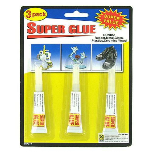 72 Bulk 3 Pack Super Glue at