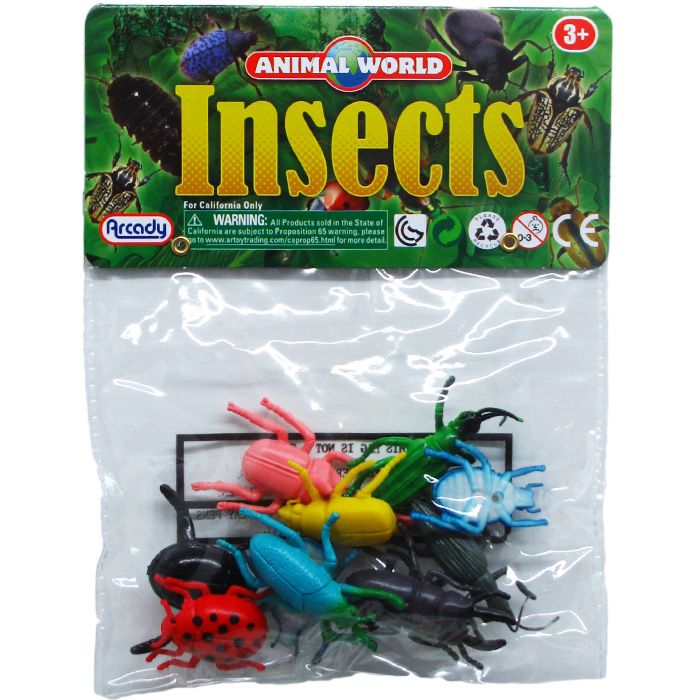144 Bulk 10 Piece Plastic Insects at