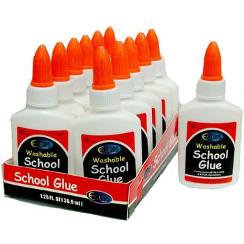 72 Bulk Washable School Glue, 1.25 Oz. - at 