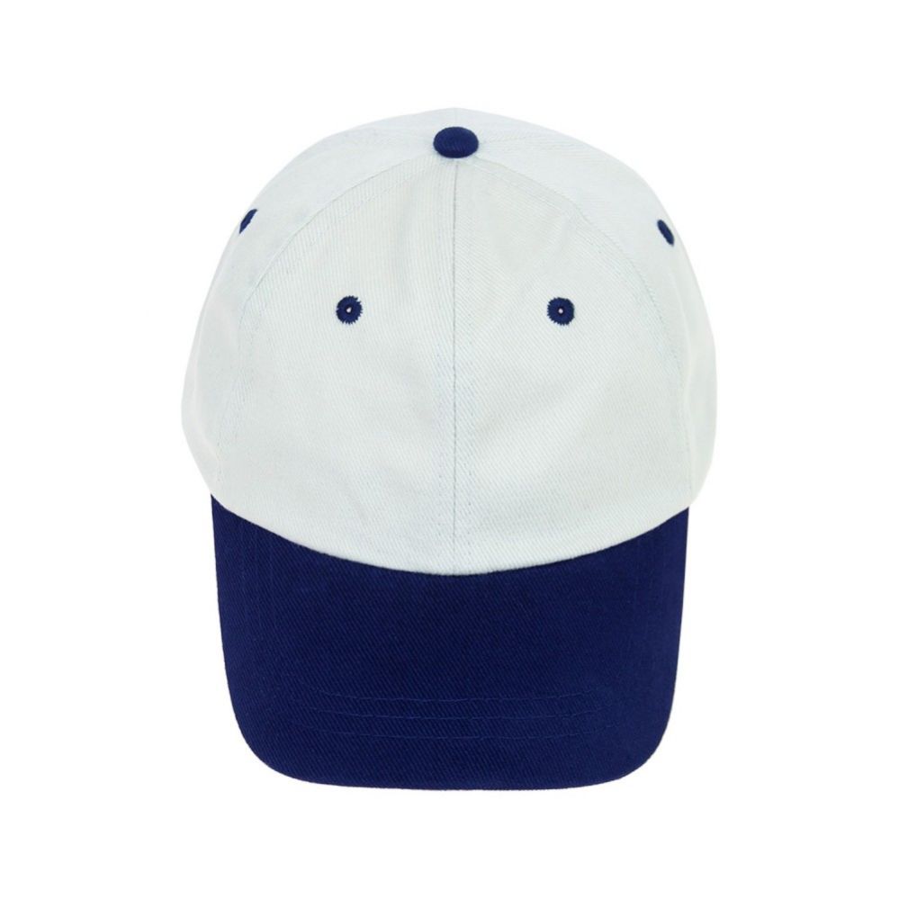 48 Bulk Wholesale Adjustable Baseball Caps In Stone With Navy Bill at