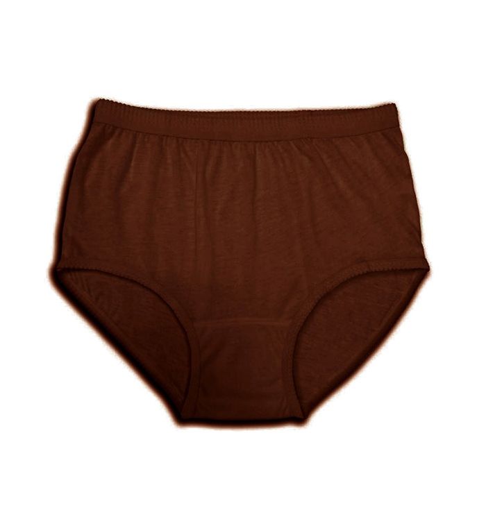 150 Bulk Women's Brown Cotton Panty, Size 9 - at 