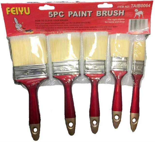 24 Bulk Paint Brush Set - at 