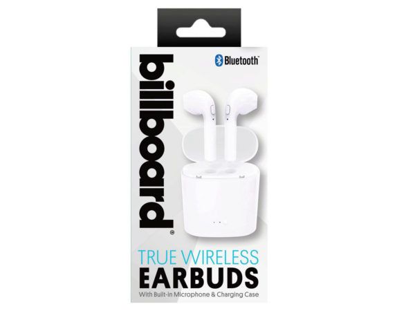 6 Bulk Billboard Bluetooth True Wireless Earbuds With Charging Case
