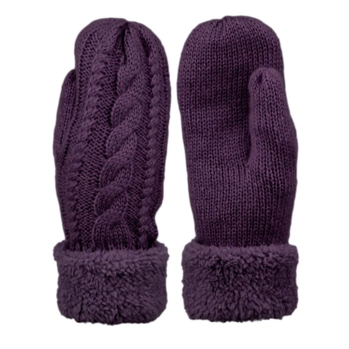 sherpa lined mittens