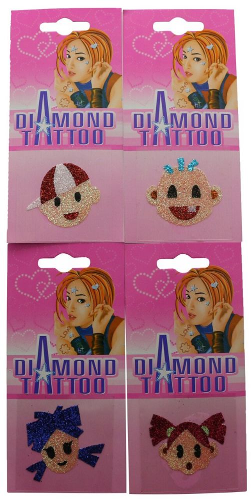 96 Bulk Temporary Tattoos Assorted Color And Style at