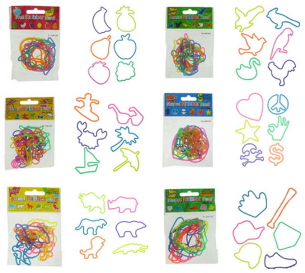 Silly Banda 192 Bulk Assorted Shaped Silly Bands - at - bluestarempire.com