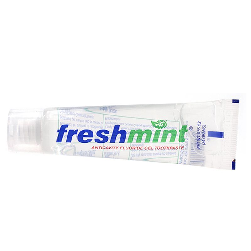 720 Bulk Freshmint 0.85 Oz. Clear Gel Anticavity Fluoride Toothpaste at