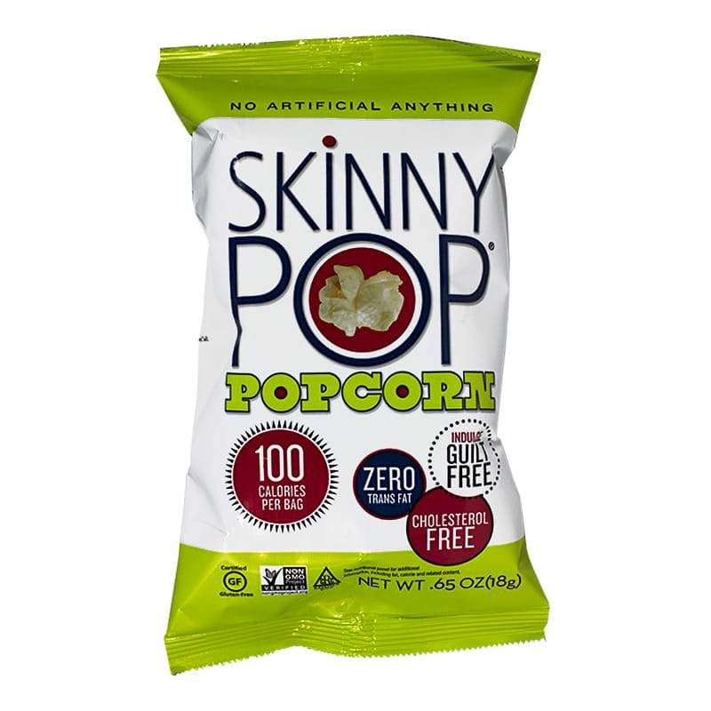 84 Bulk Popcorn Skinny Pop 100 Calories Popcorn 0.65 Oz. at