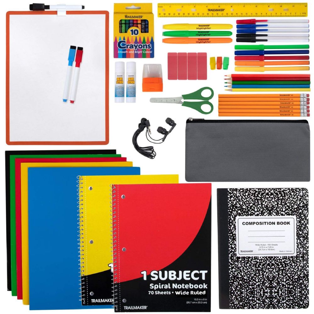School Package 12 Bulk 60 Piece School Supply Kit - at - bluestarempire.com