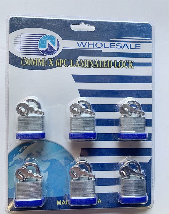 36 Bulk 6 Piece Lock Set at