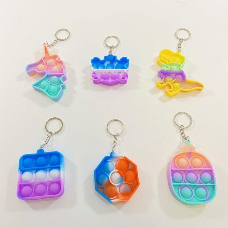 pop it fidget keychain