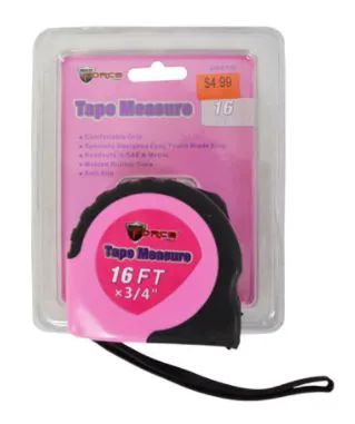 Measurestring Pink 24 Bulk Pink Tape Measure - at - bluestarempire.com