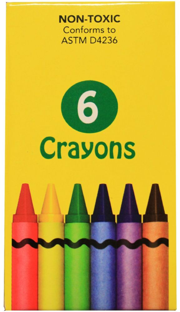 Wholesale crayons 6 pack For Drawing, Writing and Others 