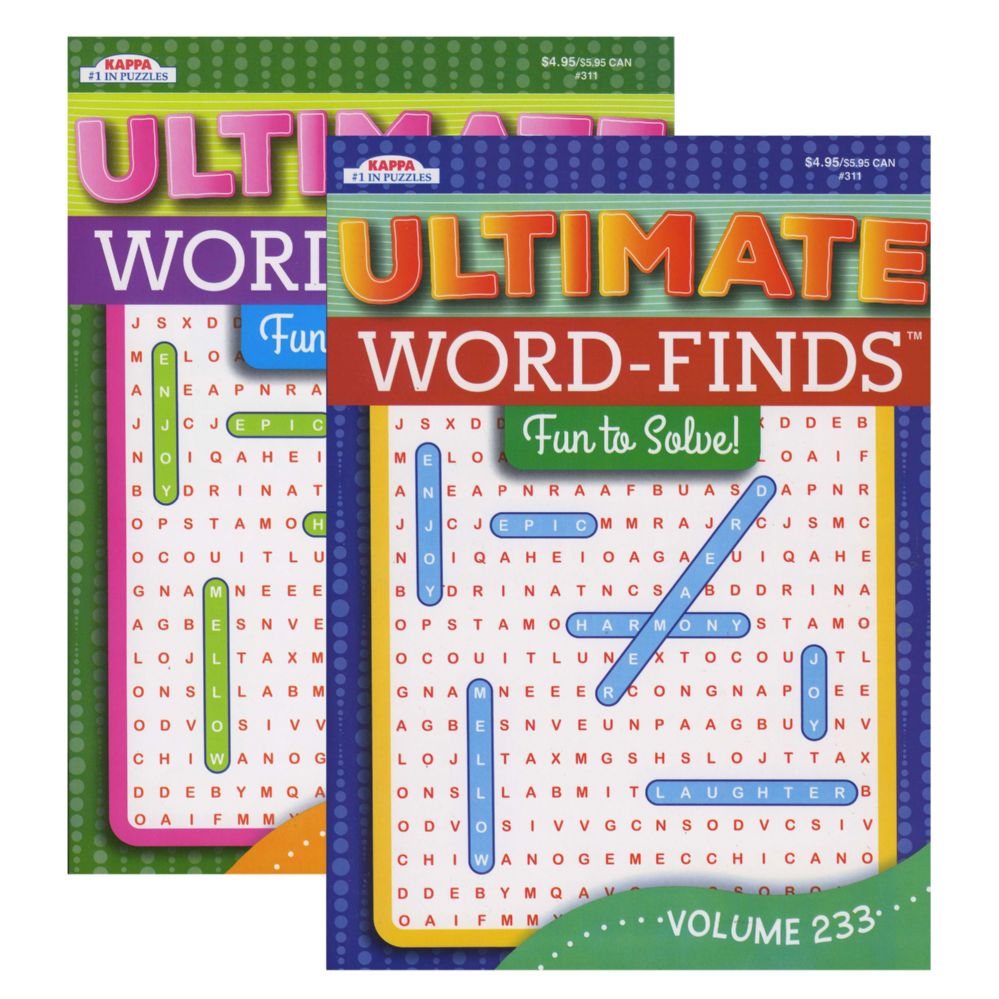 48 Bulk Kappa Ultimate Word Finds Puzzle Book - at - bluestarempire.com