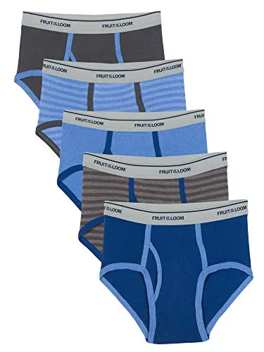 288 Bulk Fruit Of The Loom Boys Brief Underwear Assorted Prints Size Large