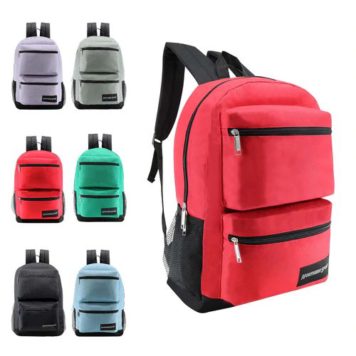 24 Bulk Backpack In Assorted Colors - at - bluestarempire.com