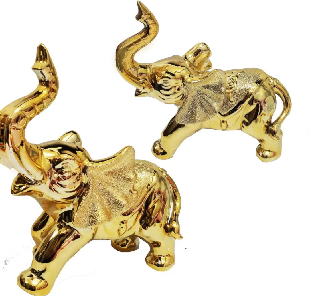 6 Bulk 14 Inch Ceramic Elephant - at - bluestarempire.com, image size:1087x1037