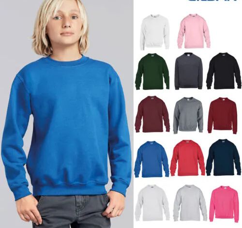 216 Bulk Youth Crewneck Sweatshirts
