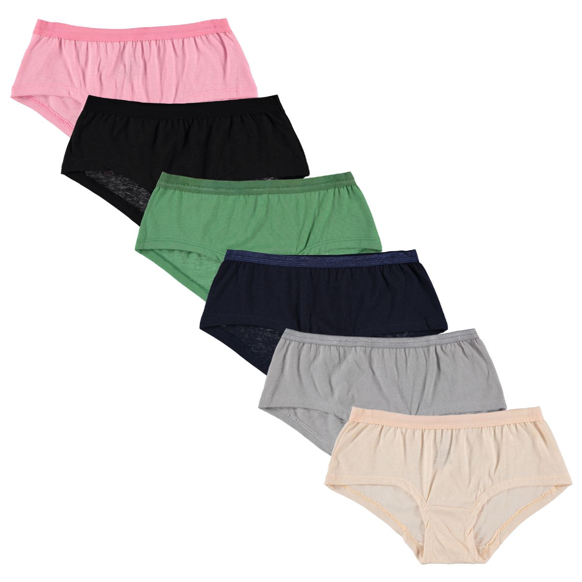 180 Bulk Yacht & Smith Womens Assorted Color Underwear, Panties In Bulk, 95% Cotton - Size L